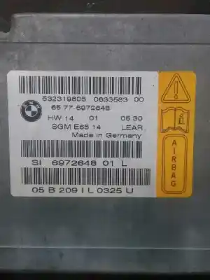 Peça sobressalente para automóvel em segunda mão kit airbag por bmw serie 7 (e65/e66) 730d referências oem iam   