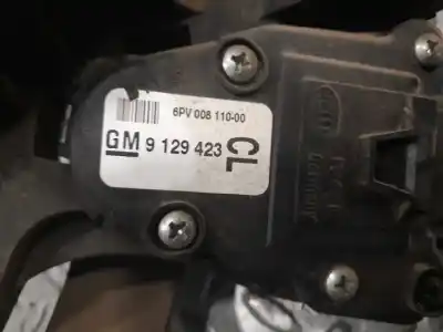 Peça sobressalente para automóvel em segunda mão pedal acelerador por opel combo tour essentia referências oem iam 9129423cl  6pv00811000