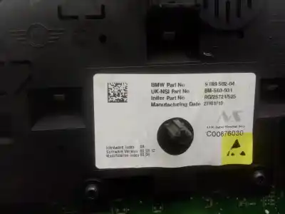 Автозапчасти б/у приборная доска за mini cooper (rc31) 1.6 ссылки oem iam 918950204  rg25721525