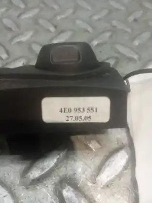 Автозапчасти б/у выключатель за audi a8 (4e2) 4.0 v8 32v tdi biturbo cat (ase) ссылки oem iam 4e0953551  