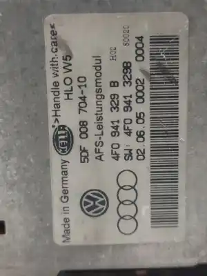 Автозапчастина б/у ліва фара для audi a8 (4e2) 4.0 v8 32v tdi biturbo cat (ase) посилання на oem iam 5df00870410