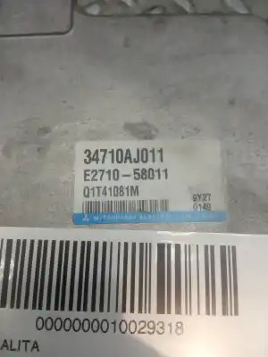 Автозапчастина б/у ебу контролер двигуна для subaru legacy lim. b14 2.0 diesel cat посилання на oem iam 34710aj011 q1t41081m 34710aj011