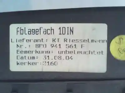 Автозапчастина б/у пластикler для audi a3 (8p) 2.0 tdi ambiente посилання на oem iam   