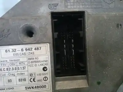 Second-hand car spare part ignition switch for bmw serie 7 (e65/e66) 3.0 turbodiesel cat oem iam references 61326942487  