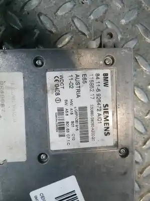 Second-hand car spare part ecu engine control for bmw serie 7 (e65/e66) 3.0 turbodiesel cat oem iam references 84116926472  