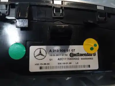 Автозапчастина б/у клімат-контроль для mercedes-benz clase e familiar (bm 213) 2.0 cdi cat посилання на oem iam a2139055107  a2139055107