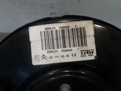Автозапчастина б/у гальмівний серво для citroen c-elysée 1.2 12v vti посилання на oem iam 9811514380  