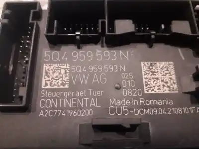 Second-hand car spare part ecu engine control for seat ateca (kh7) 2.0 tdi oem iam references 5q4959593n  