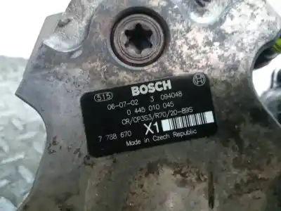Peça sobressalente para automóvel em segunda mão bomba de injeção por bmw x3 (e83) 2.0 16v diesel cat referências oem iam 0445010045  7788670