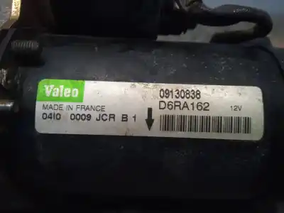 Second-hand car spare part starter motor for opel corsa d (s07) 1.4 (l08 l68) oem iam references 09130838  d6ra162