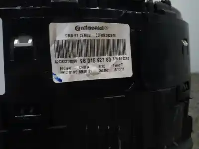 Peça sobressalente para automóvel em segunda mão quadrante por citroen c4 lim. 1.6 hdi fap referências oem iam 9801592780  