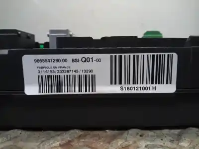 Second-hand car spare part fuse box unit for citroen c4 lim. 1.6 hdi fap oem iam references 9665547280  a2c32427600
