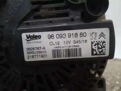 Автозапчасти б/у генератор за citroen c3 / c3 origin iii (sx) 1.2 vti 82 ссылки oem iam 9809391880 nrg12s010 2625767a