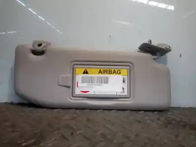Second-hand car spare part right sunshade for citroen c3 / c3 origin iii (sx) 1.2 vti 82 oem iam references 98100807bj