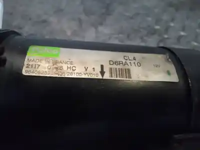 Peça sobressalente para automóvel em segunda mão motor de arranque por peugeot 207/207+ (wa_, wc_) 1.6 hdi referências oem iam d6ra110  0928hc