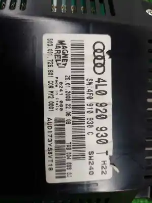 Автозапчасти б/у приборная доска за audi q7 (4l) 3.0 v6 24v tdi clean diesel ссылки oem iam 4l0920930  4f0910930c