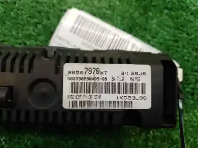 Peça sobressalente para automóvel em segunda mão display gps / multimídia por citroen c2 (jm_) 1.4 hdi referências oem iam 96597970xt  