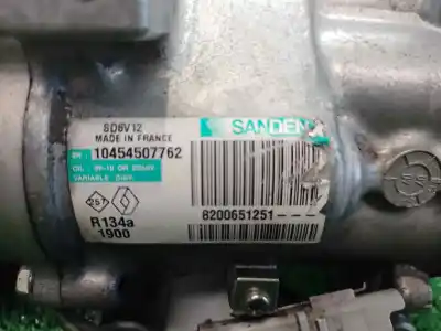 Second-hand car spare part air conditioning compressor for renault clio iii 1.5 dci diesel oem iam references 8200651251  