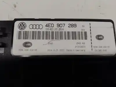 Автозапчасти б/у блок управления двигателем за audi a8 (4e2) 3.7 quattro ссылки oem iam 4e0907289  