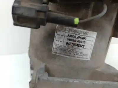 Peça sobressalente para automóvel em segunda mão compressor de ar condicionado a/a a/c por nissan almera (n16/e) 1.8 16v cat referências oem iam 926004m500  