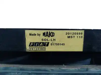 Second-hand car spare part left tailgate light for fiat doblo (119) 1.9 8v jtd cat oem iam references   