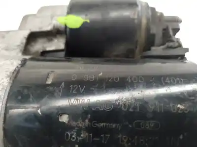 Автозапчастина б/у двигун запускається для audi a2 (8z) 1.4 посилання на oem iam 0001120400401  