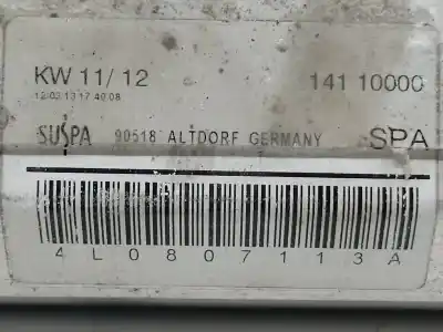 Peça sobressalente para automóvel em segunda mão reforço do pára choques dianteiro por audi q7 (4l) 3.0 v6 24v tdi referências oem iam 4l0807113a  