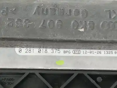 Second-hand car spare part ecu engine control for audi a4 berlina (b8) basis oem iam references 0281018375  