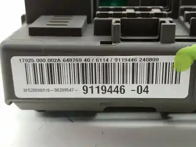 Second-hand car spare part fuse box unit for bmw serie 1 berlina (e81/e87) 116d oem iam references 9119446  