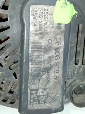 Автозапчасти б/у генератор за citroen c-elysée shine ссылки oem iam 9809391880  