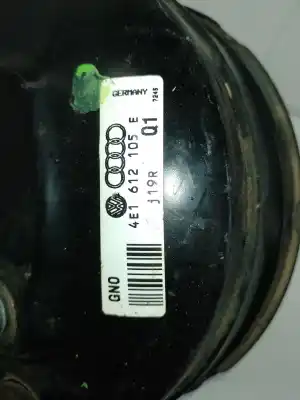 Автозапчастина б/у гальмівний серво для audi a8 (4e2) 4.0 v8 32v tdi biturbo cat (ase) посилання на oem iam 4e1612105e  