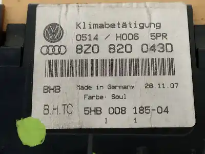 Автозапчасти б/у климат-контроль за audi a2 (8z) 1.4 ссылки oem iam 8z0820043d  