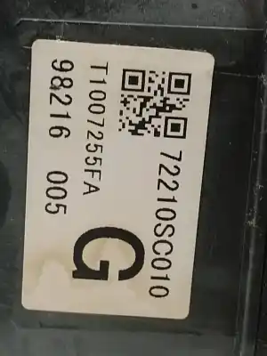 Peça sobressalente para automóvel em segunda mão aquecimento normal completo por subaru forester s12 executive referências oem iam 72110sc031  