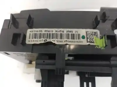Second-hand car spare part heating / air conditioning control panel for citroen c3 collection oem iam references 400018005  