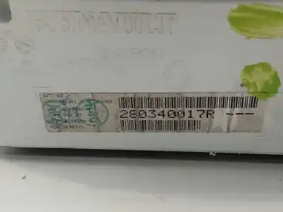 Second-hand car spare part multifunction display for renault clio iii 20 aniversario oem iam references 280340017r  