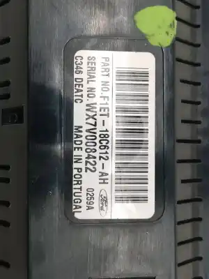Peça sobressalente para automóvel em segunda mão comando de sofagem (chauffage / ar condicionado)  por ford focus turn. trend + referências oem iam f1et18c612ah  