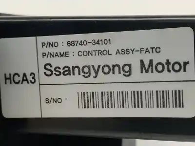 Автозапчастина б/у клімат-контроль для ssangyong korando limited 4x2 посилання на oem iam 6874034101  