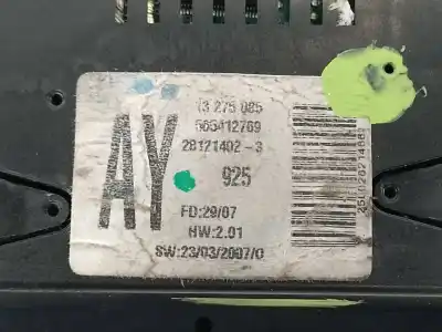 Second-hand car spare part multifunction display for opel astra gtc 1.9 cdti oem iam references 565412769  