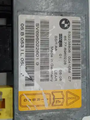 Peça sobressalente para automóvel em segunda mão centralina de airbag por bmw serie 7 (e65/e66) 4.8 v8 cat referências oem iam 532238806  