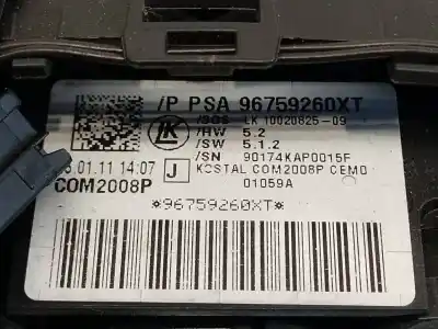 Second-hand car spare part multifunction switch for peugeot 508 access oem iam references 96759260xt  