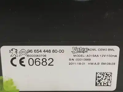 Second-hand car spare part electronic module for peugeot 508 access oem iam references 966544488000  