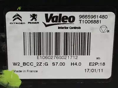 Second-hand car spare part electronic module for peugeot 508 access oem iam references 9665961480  