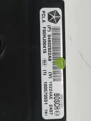 Peça sobressalente para automóvel em segunda mão módulo eletrônico por dodge avenger 2.0 16v crd cat referências oem iam 04602922ab  