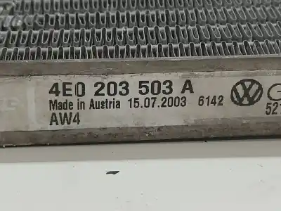 Автозапчастина б/у радіатор коробки коробки передач для audi a8 (4e2) 4.0 v8 32v tdi biturbo cat (ase) посилання на oem iam 4e0203503a  