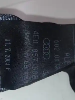 Автозапчастина б/у задній правий ремін безпеки для audi a8 (4e2) 4.0 v8 32v tdi biturbo cat (ase) посилання на oem iam 4e0857806b  