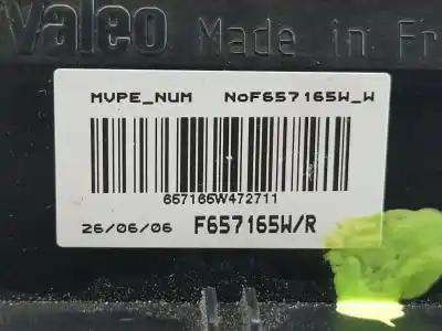 Second-hand car spare part heater blower for nissan micra (k12e) acenta oem iam references f657165wr  