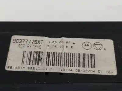 Peça sobressalente para automóvel em segunda mão comando de sofagem (chauffage / ar condicionado) por citroen c3 1.4 16v referências oem iam 96377775xt  