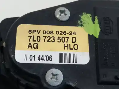 Автозапчасти б/у педальный потенциометр за audi q7 (4l) 4.2 fsi ссылки oem iam 7l0723507d  