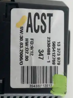 Second-hand car spare part multifunction display for opel corsa d color edition 120 cv / 88 kw oem iam references 13373979  
