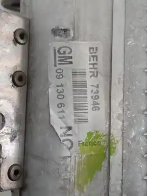 Peça sobressalente para automóvel em segunda mão condensador / radiador de ar condicionado por opel zafira a * referências oem iam 09130611  